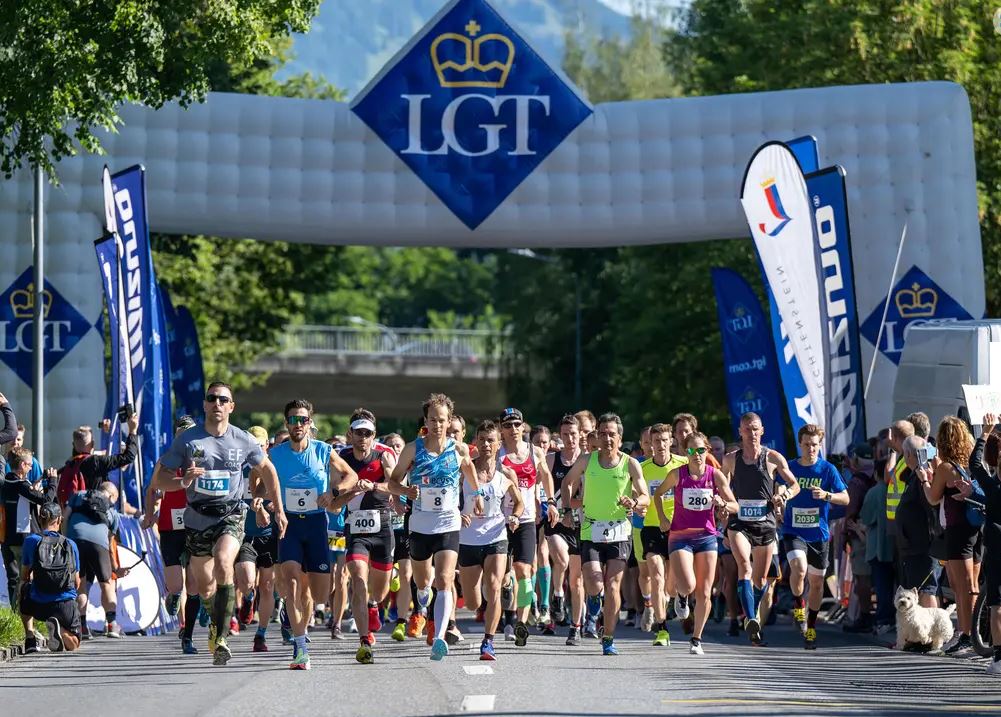 Der Marathonstart, Alex mittendrin